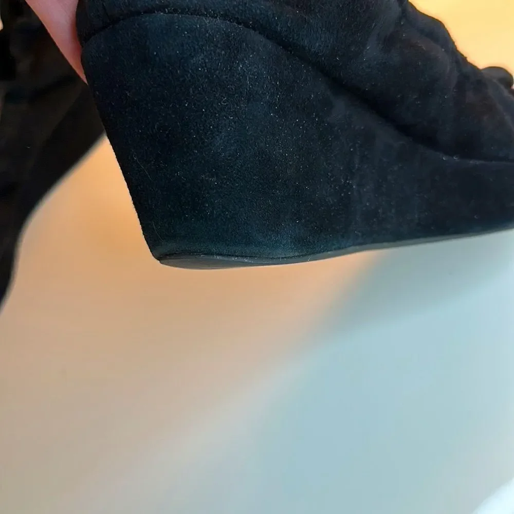 Restricted Delilah Suede platform wedges